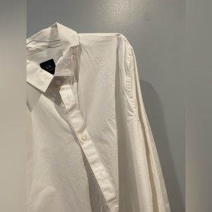 A|X armani exchange slim fit white dress shirt
